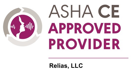 ASHA CE Approved Provider Logo