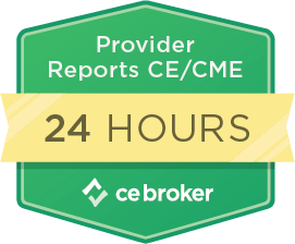 CE Broker 24 Hours Badge